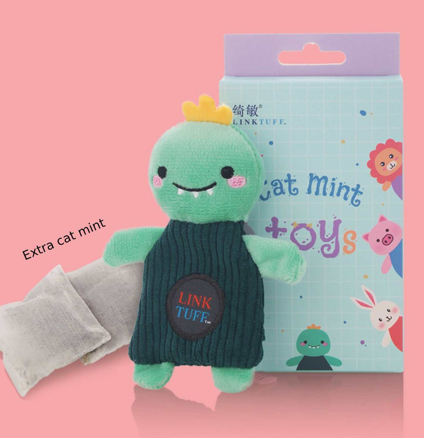 PurrPouch - Cute Cat Toy With Changeable Catnip Pouch