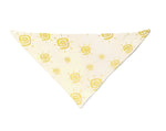 Sun Twirl Printed Bandana With Popper Fastening For Small & Medium Size Dog /Cat