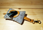 Grey Felt Poo Bag Holder