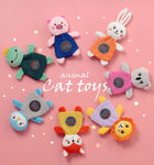 Cute Cat Toy With Changeable Catnip Pouch