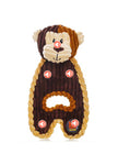 Tug and Cud Monkey Squeaky Dog Toy