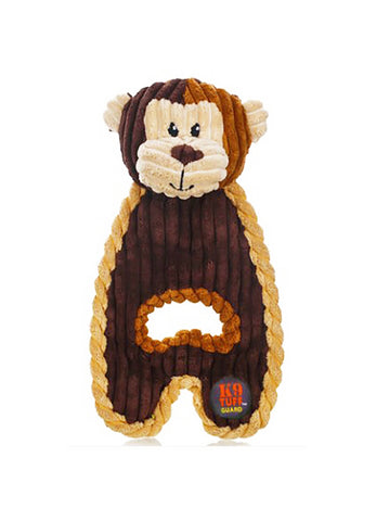 Tug and Cud Monkey Squeaky Dog Toy