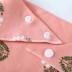 Dusty pink flower neckerchief for small & medium size Dog /Cat