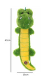 Light Up Green Alligator Squeaky Dog Toy