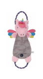 Pink Magic Mats Unicorn Squeaky Dog Toy