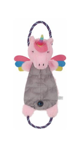 Pink Magic Mats Unicorn Squeaky Dog Toy