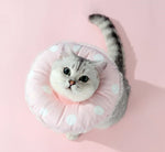 Cute Pink/White Dot Adjustable Elizabethan Collar / Recovery Collar