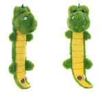 Light Up Green Alligator Squeaky Dog Toy