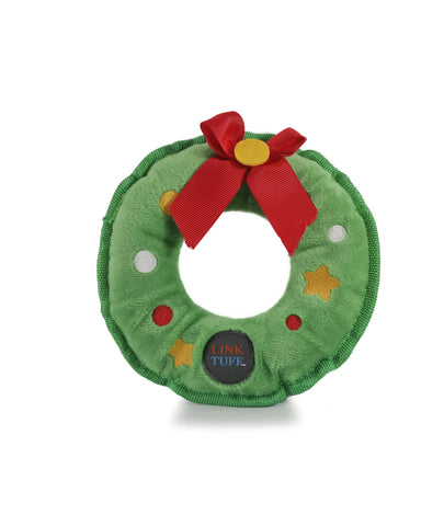 Xmas Wreath Christmas Signature Dog Toy