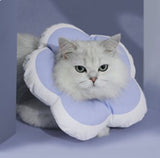 Blue Flower Shape Adjustable Elizabethan Collar / Recovery Collar